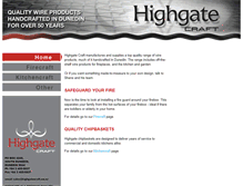 Tablet Screenshot of highgatecraft.co.nz